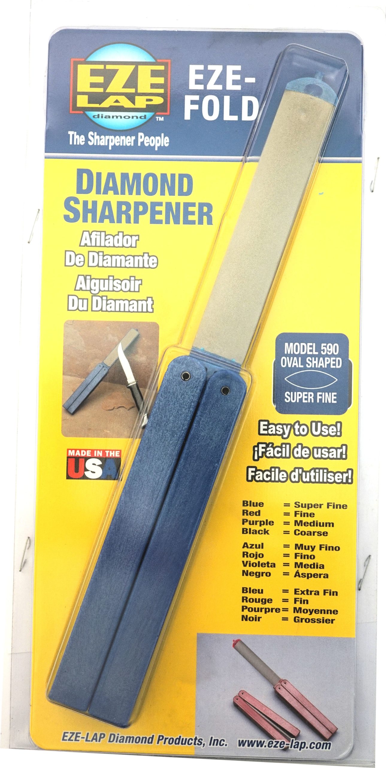 EZE-LAP Knife Sharpener: EZE-LAP Diamond Sharpener, 10 Round