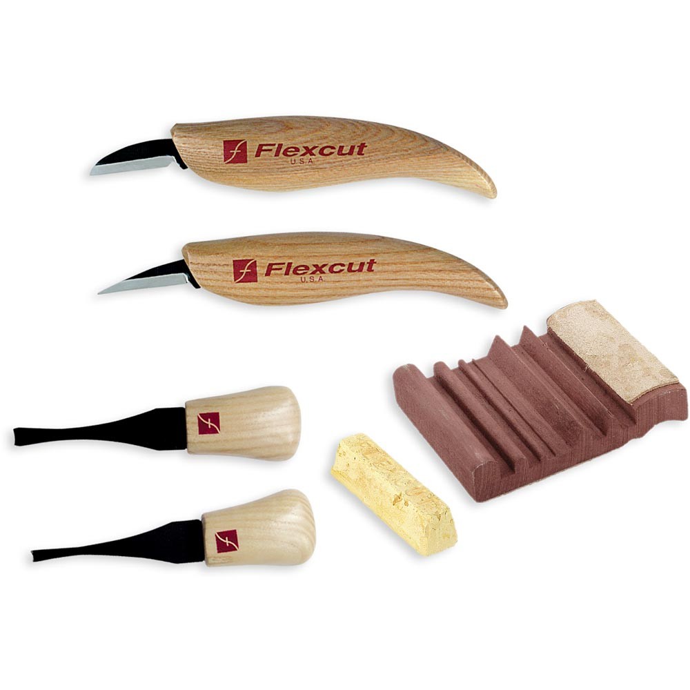 Flexcut Beginner Palm & Knife Set